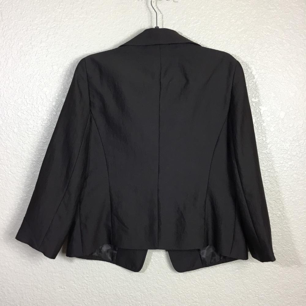 Lafayette 148 New York Brown Career Blazer Size 8 - Picture 4 of 7